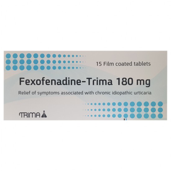 FEXOFENADINE - TRIMA 180 MG 15 TAB - Не указан